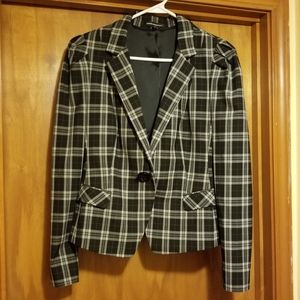 Express Plaid Blazer